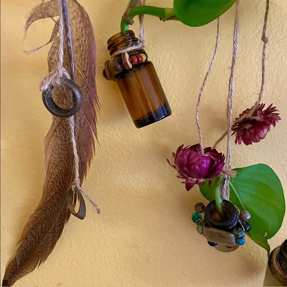 Handmade Driftwood Propagation Station Wall Hanging - Picture 2 of 7